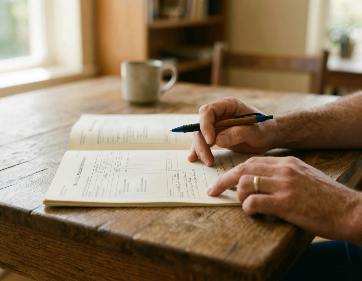 부동산 가압류 때문에 등기부등본을 확인하는 모습