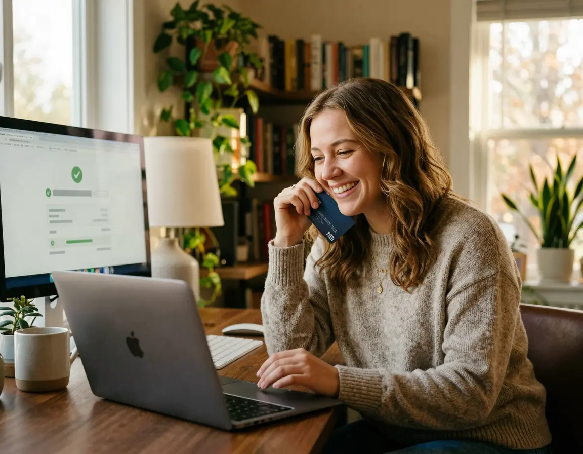 신용카드로 소송 비용을 결제하는 모습